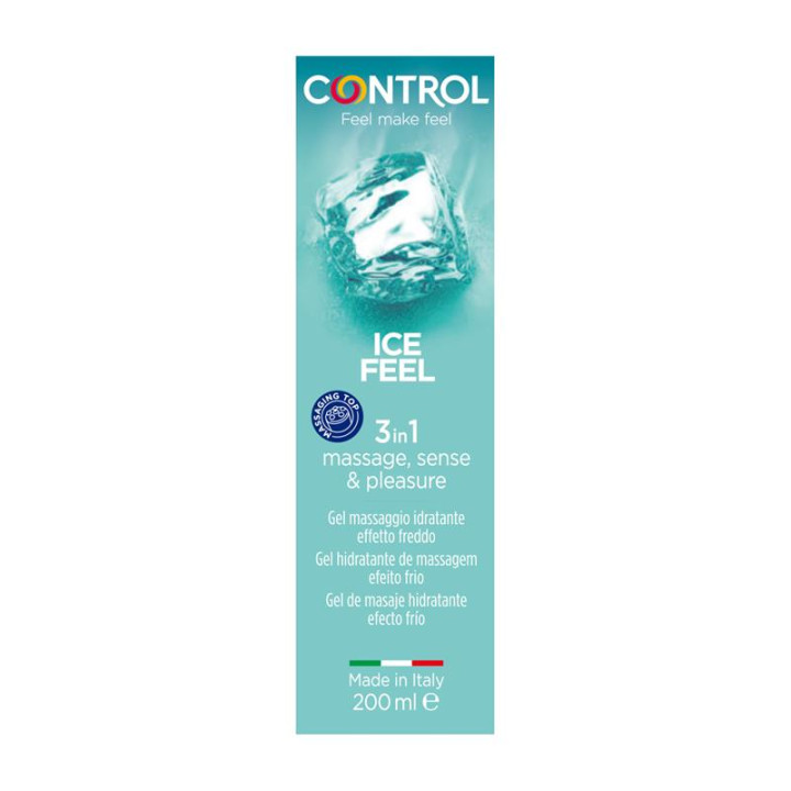 Gel de Masaje Ice Feel 200 ml de Control | VibraZon