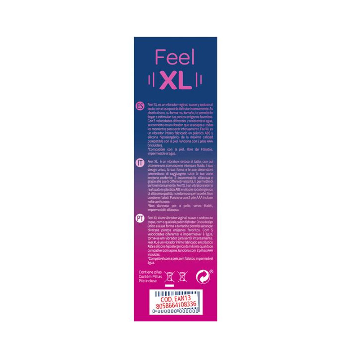 Vibrador Feel XL 5 Funciones de Control | VibraZon