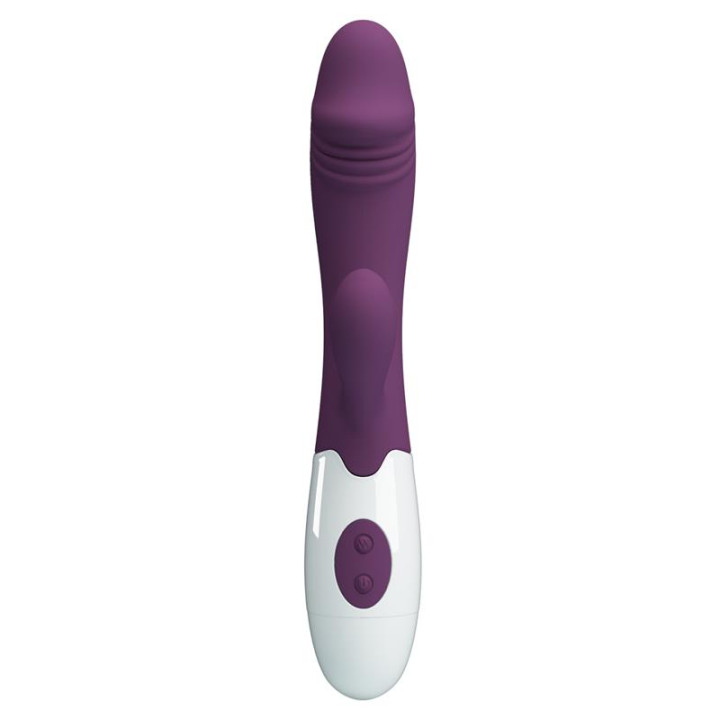 Vibrador Snappy 30 funciones Púrpura de Prettylove | VibraZon