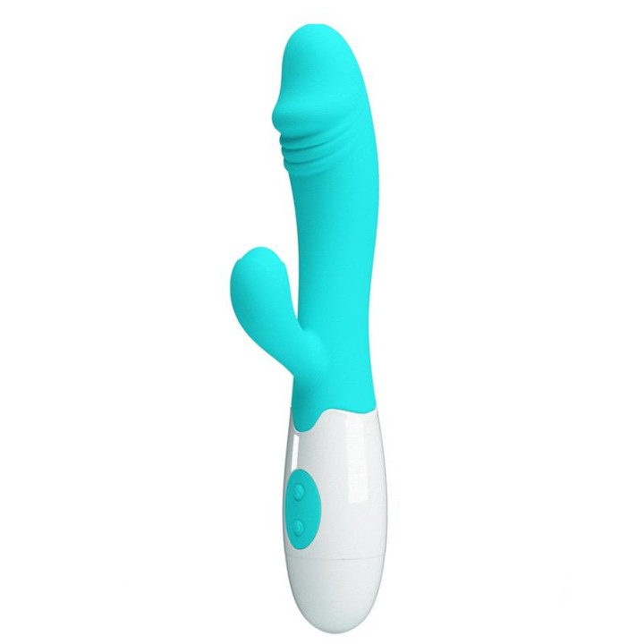 Vibrador Snappy 30 funciones Azul de Prettylove | VibraZon