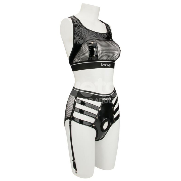 Set de 2 Piezas Rebellion Reign Iconic Harness de Lovetoy | VibraZon
