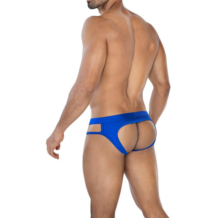 C4MSPX23 Suspensorio Web Jockstrap Azul de Cut4Men | VibraZon