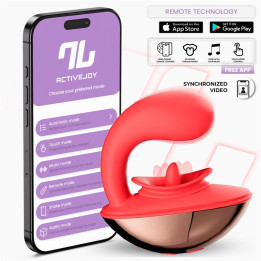Rondy Estimulador con Vibración y Lengua con APP de Intoyou App Series | VibraZon