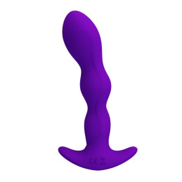 Yale Plug Anal con Vibración Púrpura de Prettylove | VibraZon