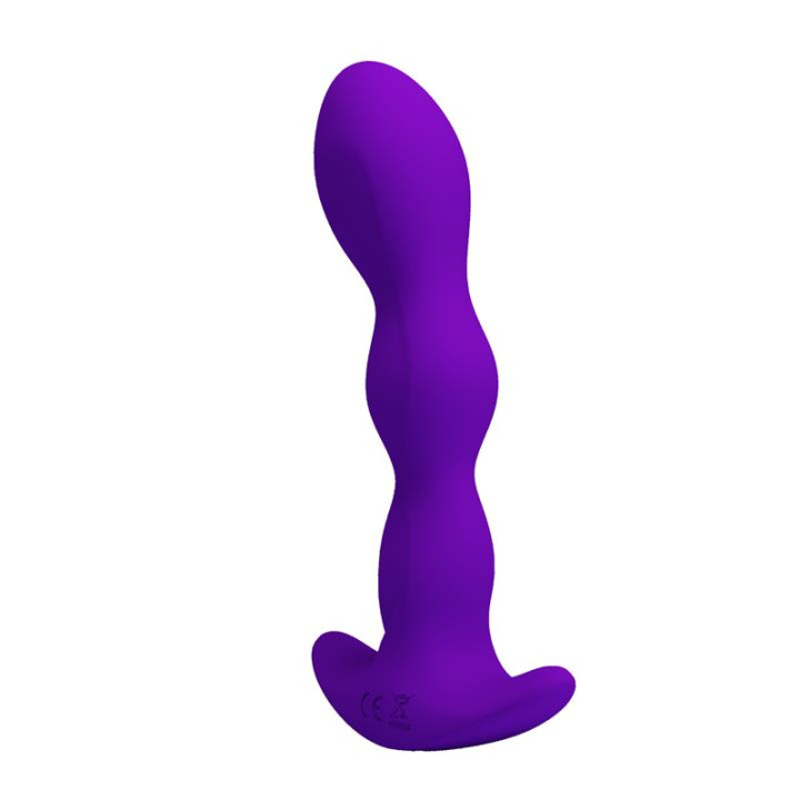 Yale Plug Anal con Vibración Púrpura de Prettylove | VibraZon