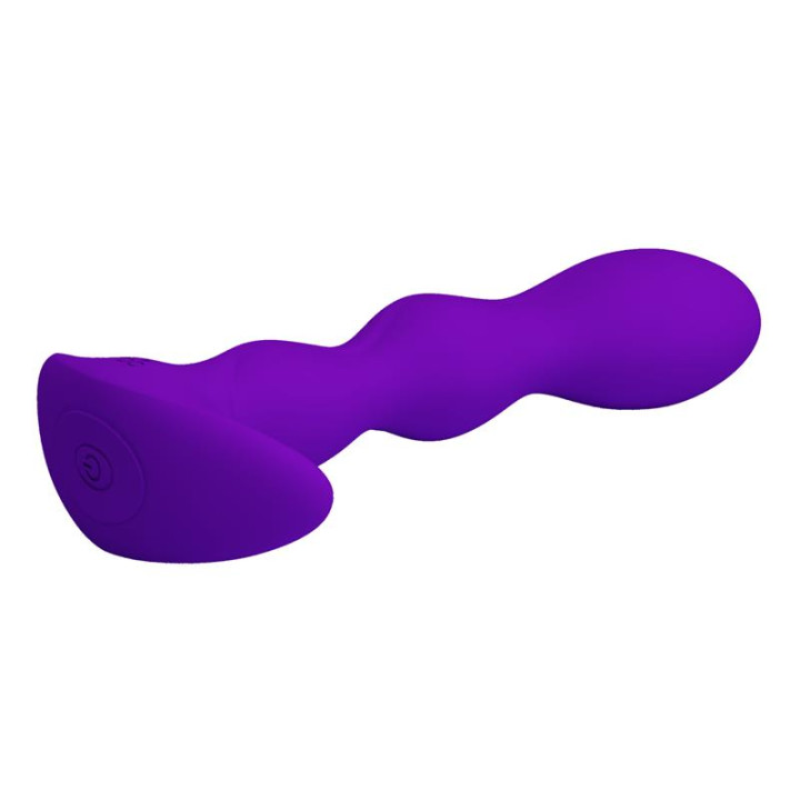 Yale Plug Anal con Vibración Púrpura de Prettylove | VibraZon