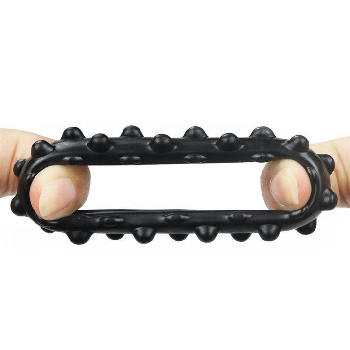 Anillo para el Pene Power Plus Negro de Lovetoy | VibraZon