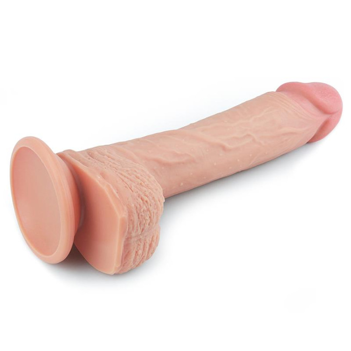 Dildo Nature 8.5 Silicona Líquida Natural de Lovetoy | VibraZon