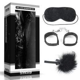 Kit Bondage Deluxe Negro de Lovetoy | VibraZon