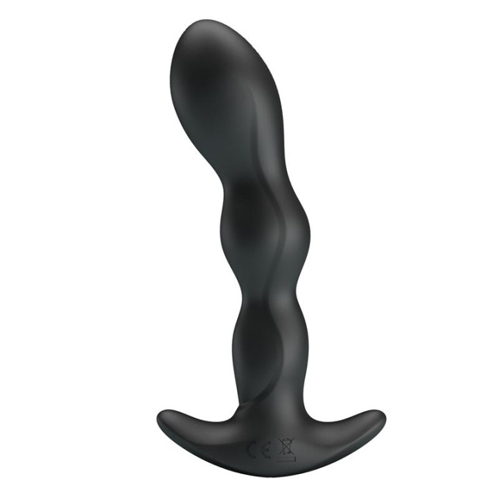 Yale Plug Anal con Vibración Negro de Prettylove | VibraZon