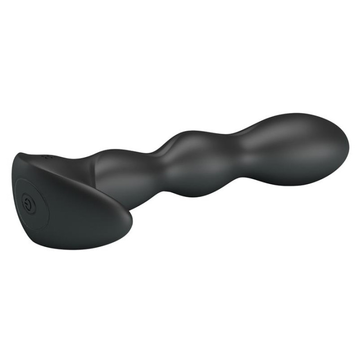 Yale Plug Anal con Vibración Negro de Prettylove | VibraZon