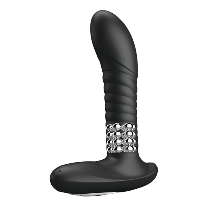 Estimulador Anal con Bolas Internas y Rotación de Prettylove | VibraZon
