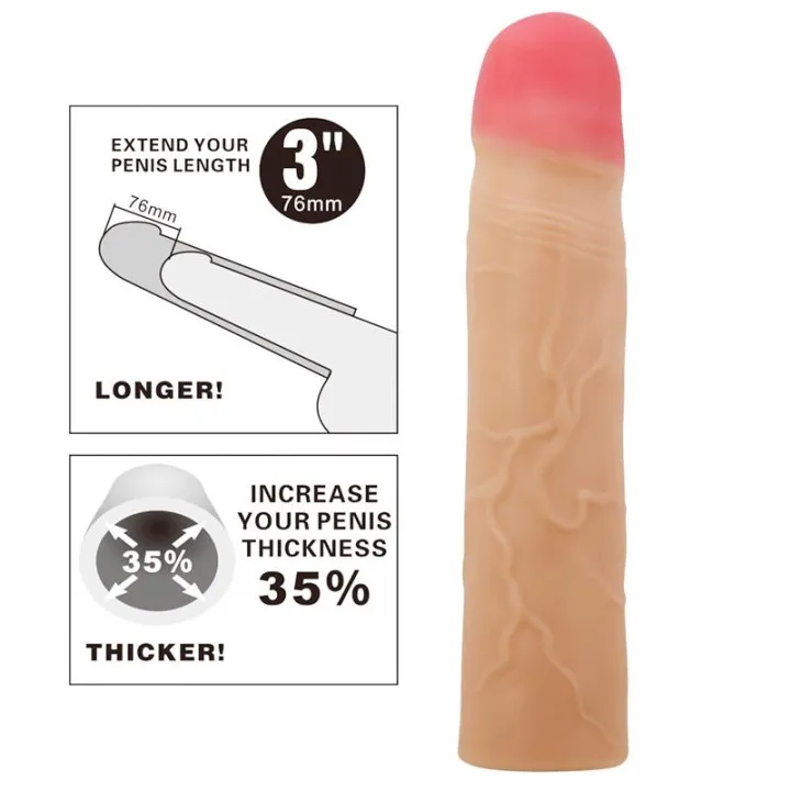 Funda para el Pene Extended Penis 3 Kylian de Prettylove