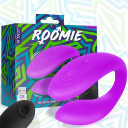 Roomie Vibrador para Parejas Silicona Líquida Unibody Control Remoto USB de Intoyou | VibraZon