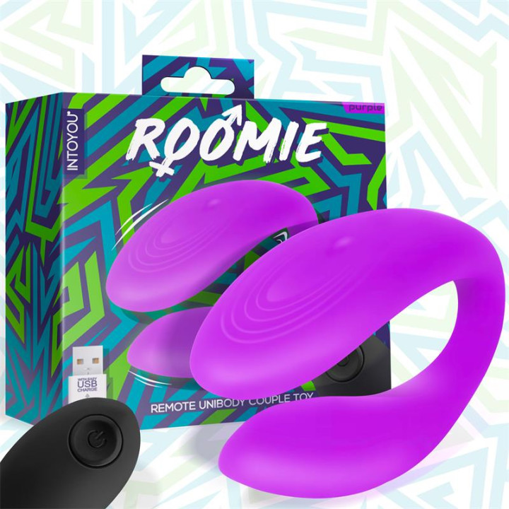 Roomie Vibrador para Parejas Silicona Líquida Unibody Control Remoto USB de Intoyou | VibraZon