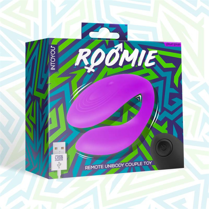 Roomie Vibrador para Parejas Silicona Líquida Unibody Control Remoto USB de Intoyou | VibraZon