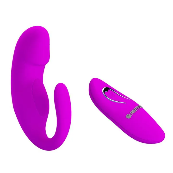 Juguete para Parejas con Control Remoto Rosa de Prettylove