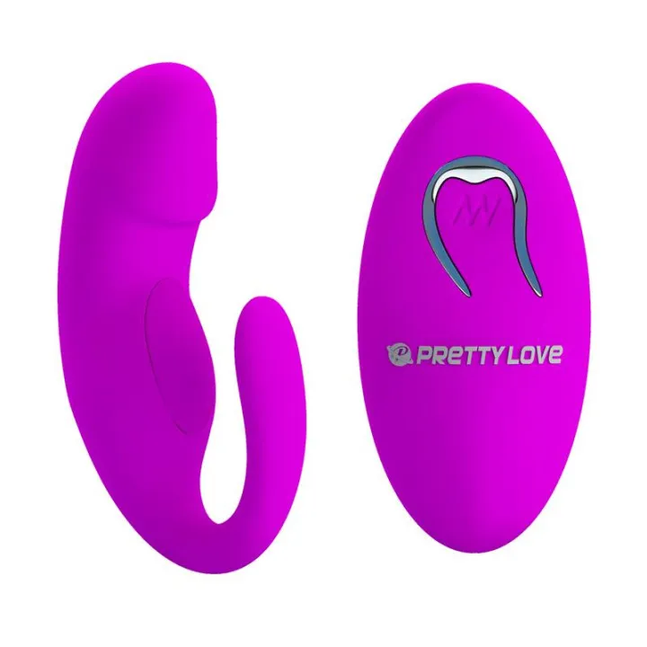 Juguete para Parejas con Control Remoto Rosa de Prettylove