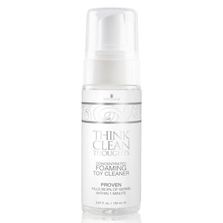 Espuma Limpiadora Antibacteriana Think Clean Thoughts 150 ml de Sensuva | VibraZon