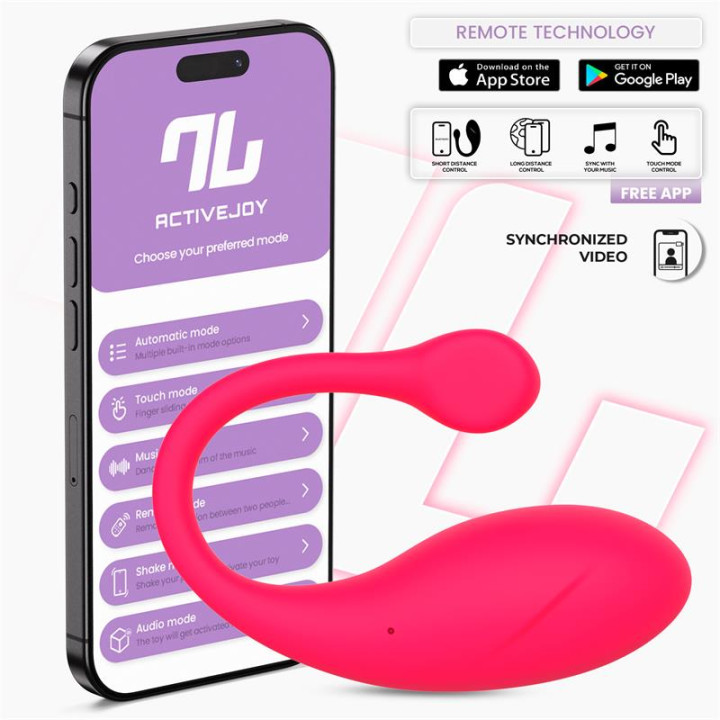 Bulby Huevo Vibrador con APP Rosa Intenso de Intoyou App Series | VibraZon