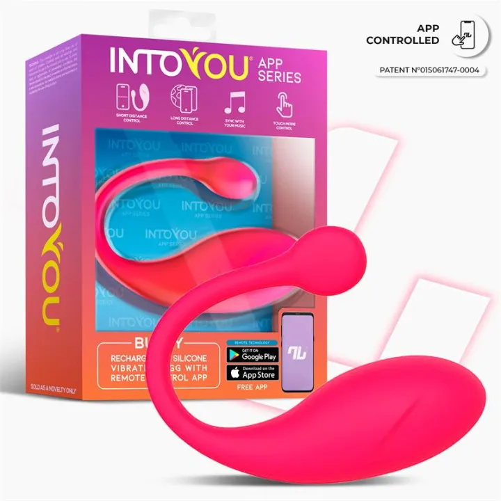 Bulby Huevo Vibrador con APP Rosa Intenso de Intoyou App Series
