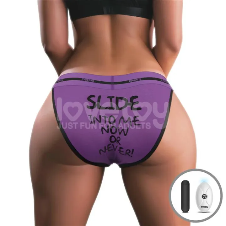 Braguitas con Vibración Printed Panties 28-33 de Lovetoy