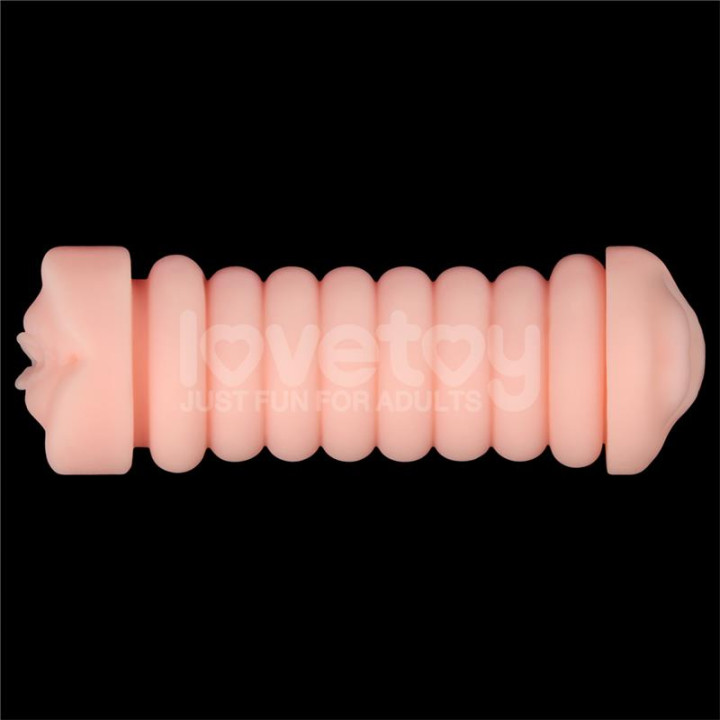 Masturbador Masculino Virgin-skin Vagina y Boca de Lovetoy | VibraZon