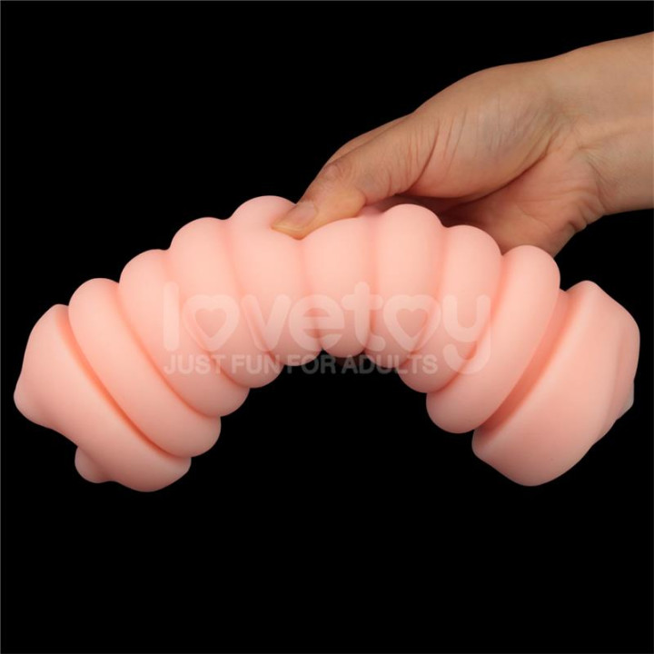 Masturbador Masculino Virgin-skin Vagina y Boca de Lovetoy | VibraZon