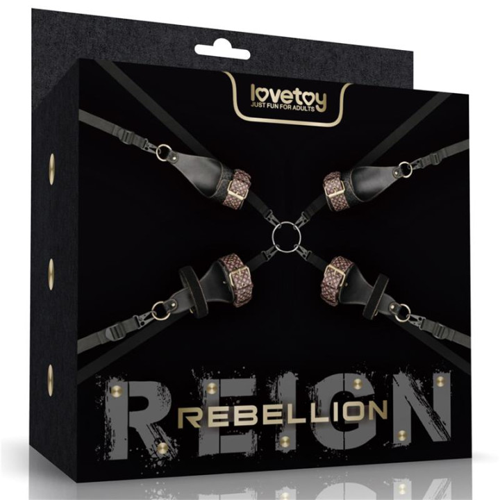 Restricciones para la Cama Rebellion Reign de Lovetoy | VibraZon