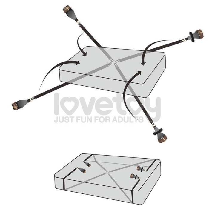 Restricciones para la Cama Rebellion Reign de Lovetoy | VibraZon