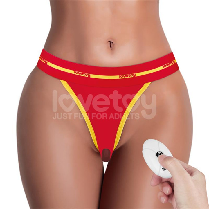 Braguitas con Bala Vibradora Printed Panties 24 - 27 de Lovetoy | VibraZon