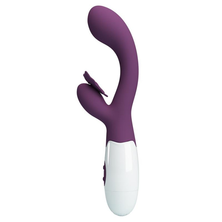 Vibrador Butterfly Kiss 30 funciones Púrpura de Prettylove | VibraZon