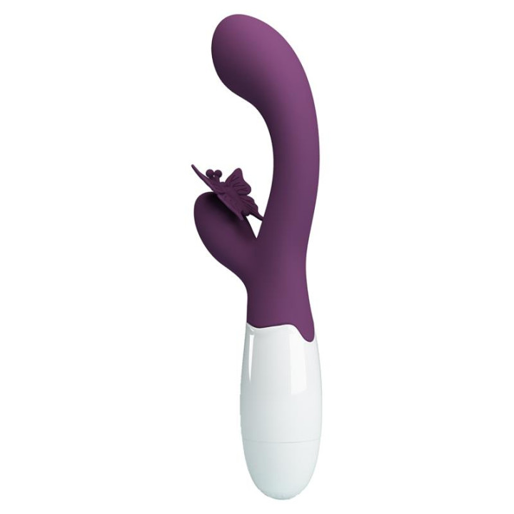 Vibrador Butterfly Kiss 30 funciones Púrpura de Prettylove | VibraZon