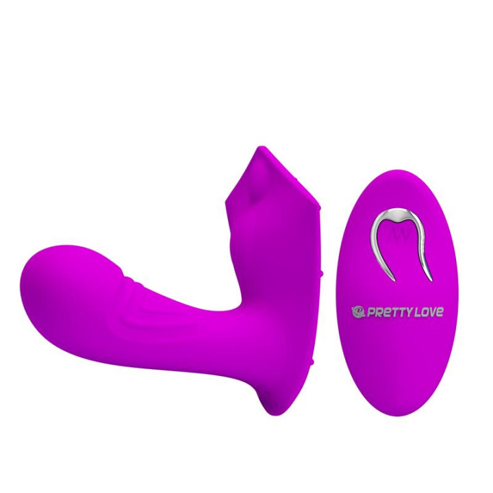 Willie Estimulador con Control Remoto Rosa de Prettylove | VibraZon