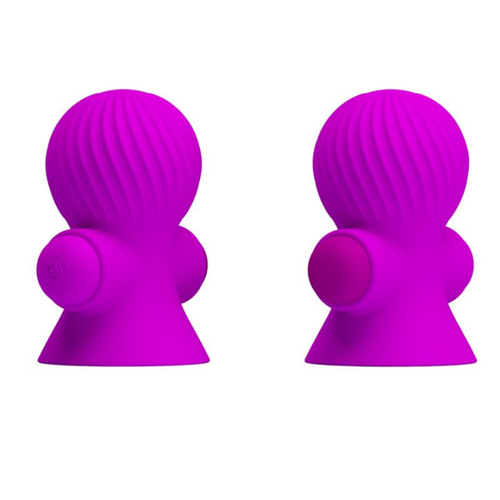 Funda para los Pezones con Vibración Rosa de Prettylove | VibraZon