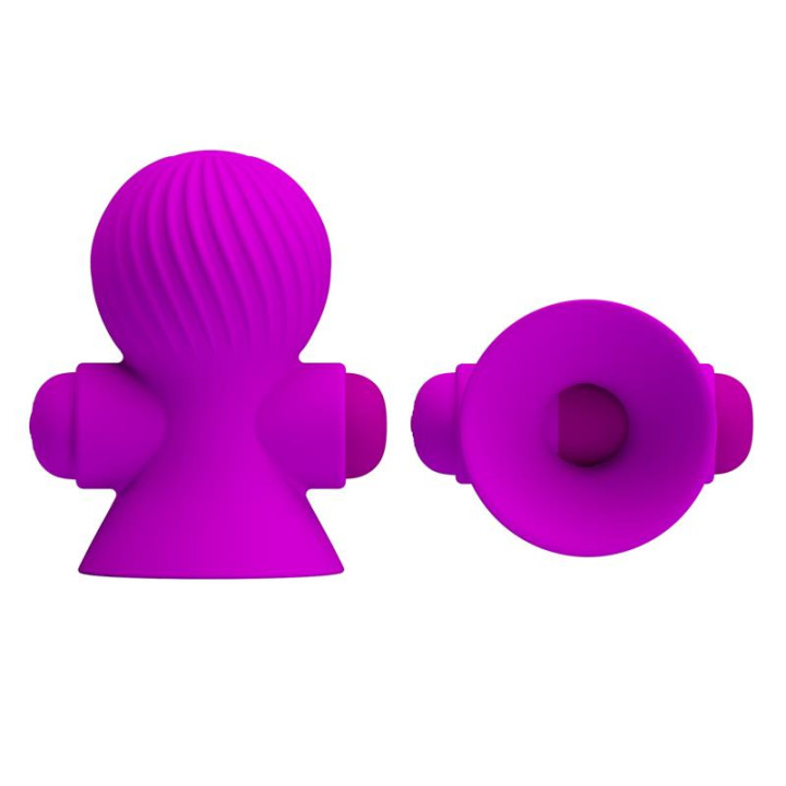 Funda para los Pezones con Vibración Rosa de Prettylove | VibraZon