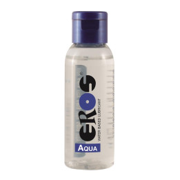 Lubricante Base Agua Aqua Botella 50 ml de Eros | VibraZon