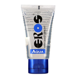 Lubricante Base Agua Aqua Tubo 50 ml de Eros | VibraZon
