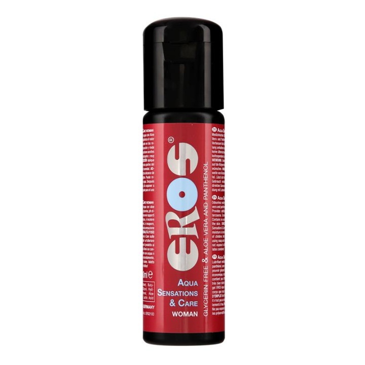 Lubricante Aqua Sensation and Care 100 ml de Eros | VibraZon
