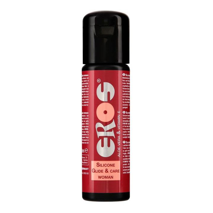 Lubricante Cuidado Silicona Glide 100 ml de Eros | VibraZon