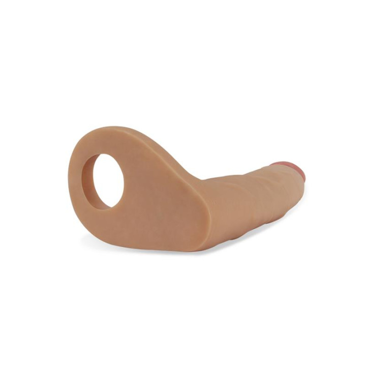 Dildo The Ultra Soft Double 7 Natural de Lovetoy | VibraZon