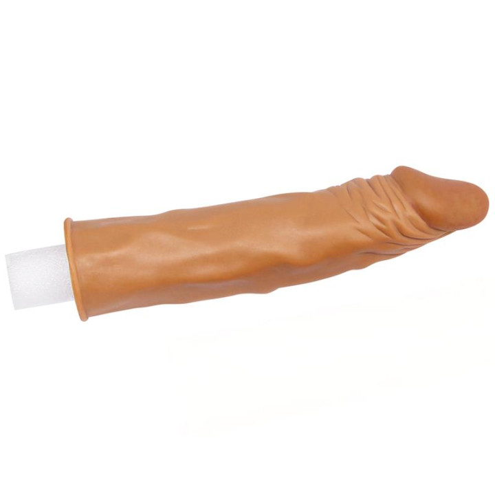 Funda para el Pene Add 2 Pleasure X Tender Marrón de Lovetoy | VibraZon