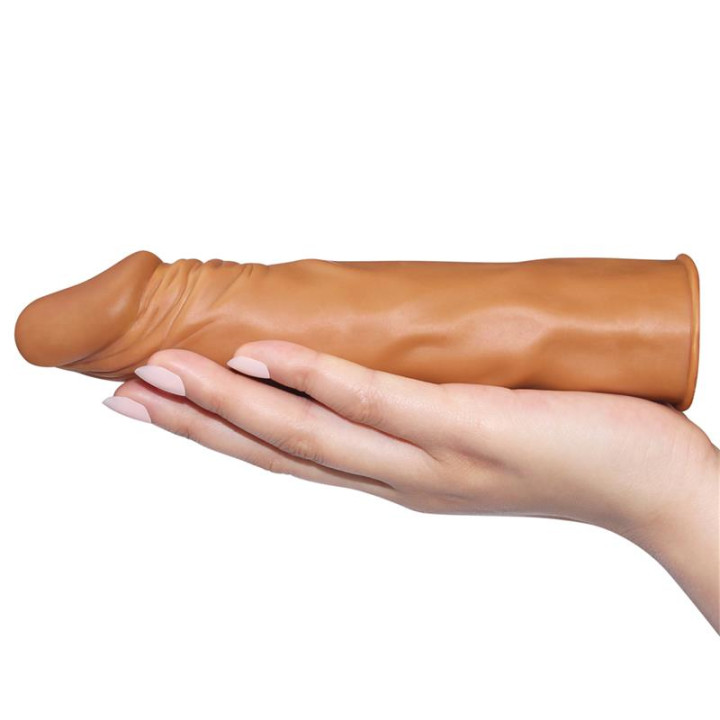 Funda para el Pene Add 2 Pleasure X Tender Marrón de Lovetoy | VibraZon