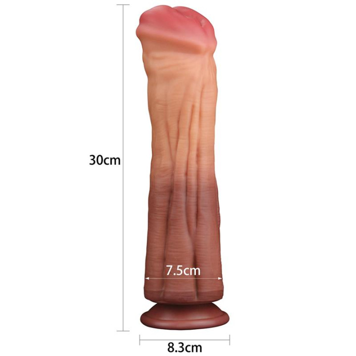 Dildo Nature 12 Dual Layer de Lovetoy | VibraZon