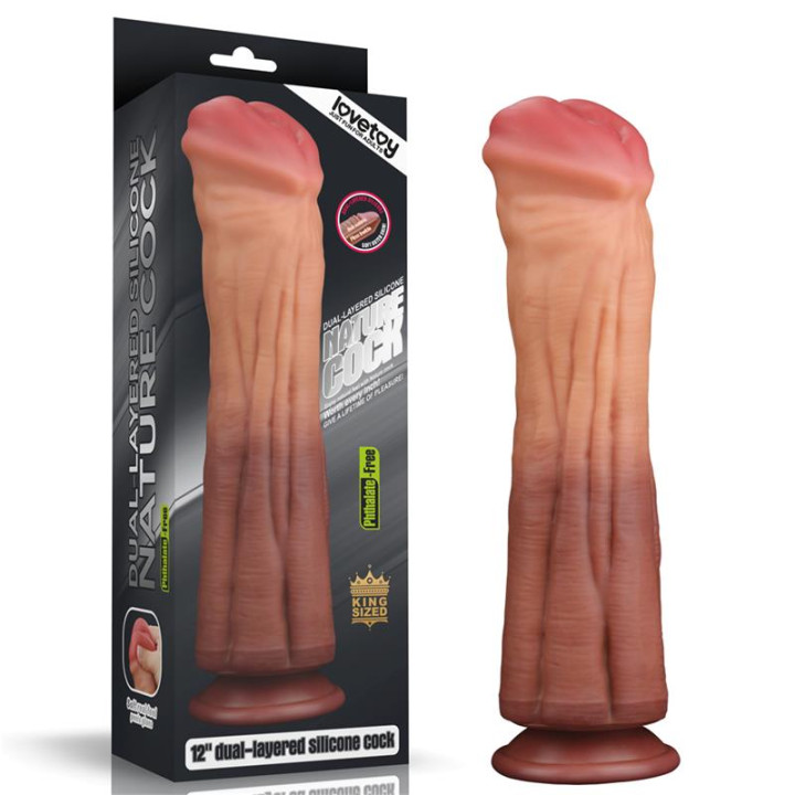 Dildo Nature 12 Dual Layer de Lovetoy | VibraZon