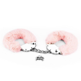 Esposas Metálicas con Pelo Rosa de Lovetoy | VibraZon