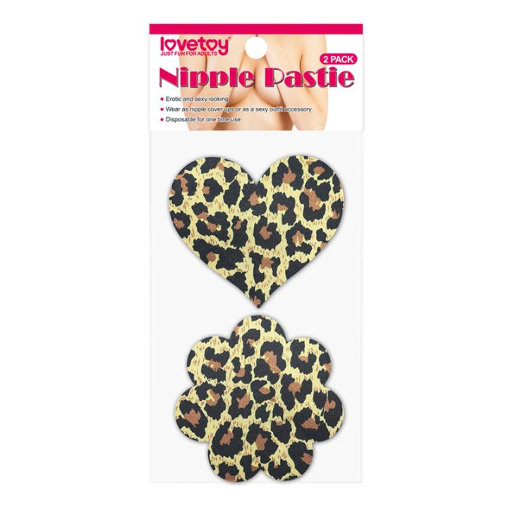 Pack Pezoneras Flor y Corazón Leopardo de Lovetoy | VibraZon