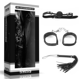 Kit Bondage Deluxe Negro de Lovetoy | VibraZon