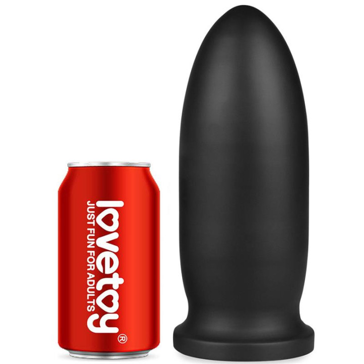 Dildo King Sized Anal Bomber 9 Negro de Lovetoy | VibraZon