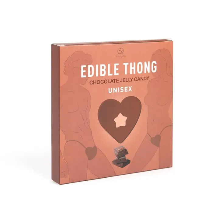 Tanga Comestible Unisex Chocolate de Secret Play